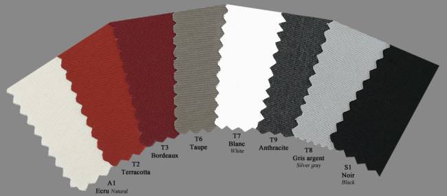 Зонт профессиональный телескопический 3х4 м Palladio Telescopic натуральный, слоновая кость 3000х4000 мм