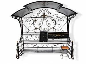 Беседка с мангалом "Россия"