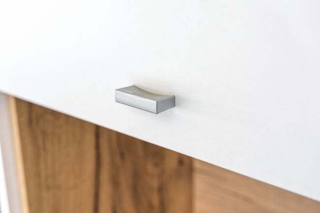 Шкаф навесной Бэль цвет дуб крафт золотой/белый премиум