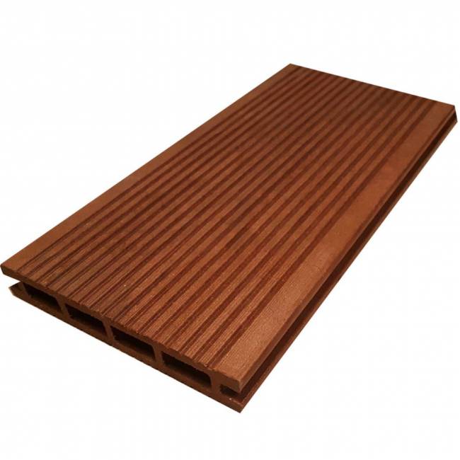 Террасная доска DARVOLEX шовная, 150*23,5*6000 мм, коричневый