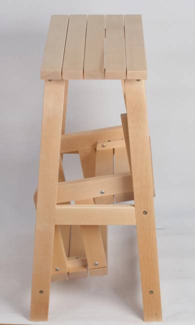 Табурет-стремянка Марк, Натуральное дерево