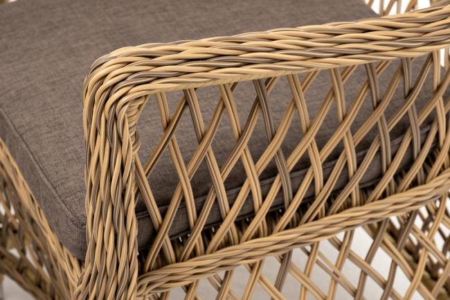 "Латте" обеденная группа плетеная, цвет соломенный "Латте" обеденная группа плетеная, цвет соломенный