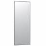 Зеркало настенное в раме Сельетта-6, матовое серебро 110 см х 40 см