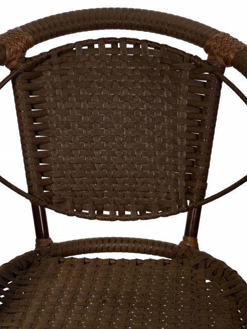 Кресло Bali (Бали) из искусственного ротанга, орех