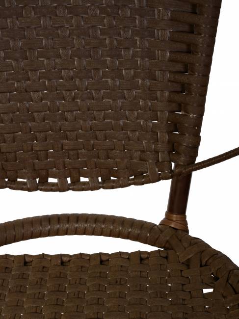 Кресло Bali (Бали) из искусственного ротанга, орех