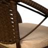 Кресло Bali (Бали) из искусственного ротанга, орех