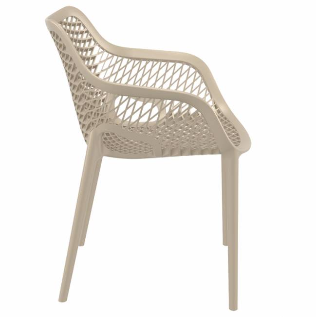 Кресло пластиковое Air XL бежевый 570х600х810 мм