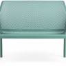Диван пластиковый Net Bench ментоловый 1160х700х860 мм