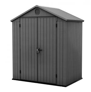 Сарай "Дарвин 6х4" (размеры 183 х 121 см), серый