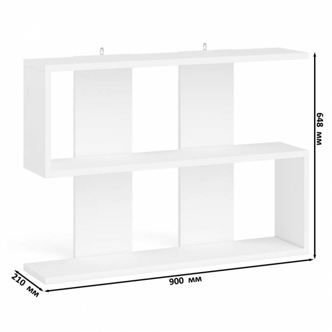 Полка навесная Мори 900 цвет белый