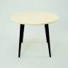 Стол Монте К 100 чёрное дерево/слоновая кость