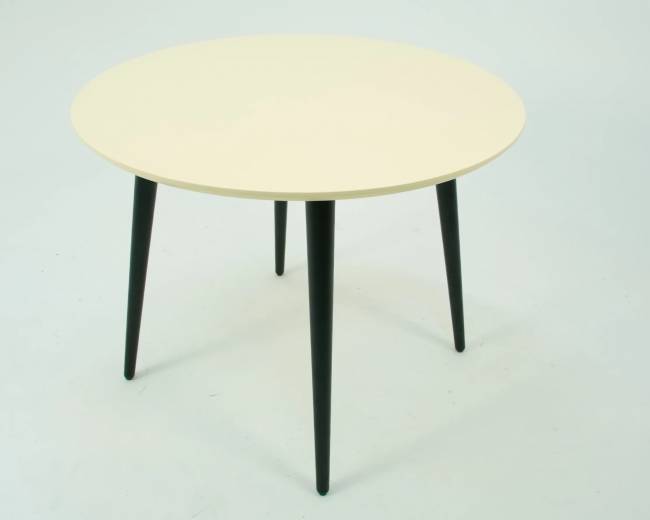 Стол Монте К 100 чёрное дерево/слоновая кость