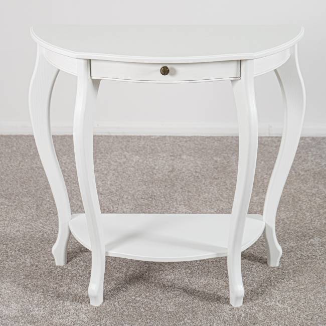 Консоль Элегант молочный дуб Л