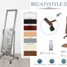 Зеркало напольное BeautyStyle 27 серый  135 см х 42,5 см