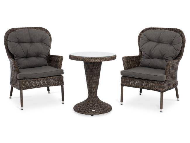 "Алиса" кофейный комплект из искусственного ротанга, цвет коричневый "Алиса" кофейный комплект из искусственного ротанга, цвет коричневый