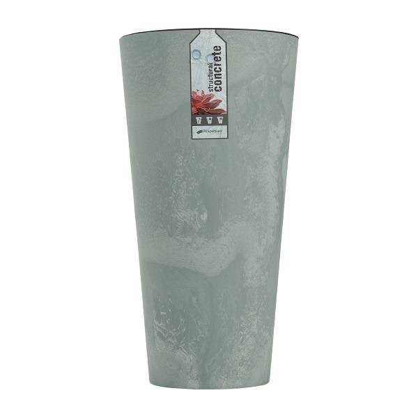 Кашпо для цветов Tubus Slim Beton DTUS400E-422U бетон 2 предмета 35 и 64 л