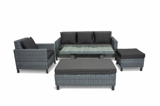 MOKKA БЕЛЛА / BELLA диван 3-х местный, серый