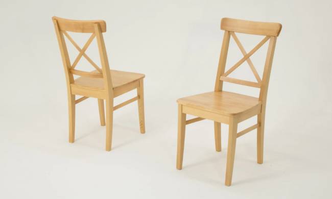 Стол Сканди К 100 натур со стульями Ингольф натур