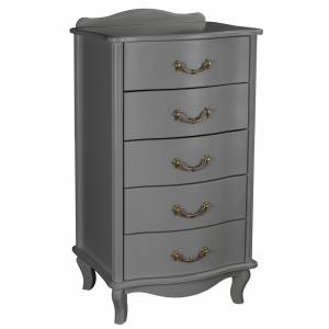 Комод Джульетта узкий 5 ящ., серый ясень Л Комод Джульетта узкий 5 ящ., серый ясень Л