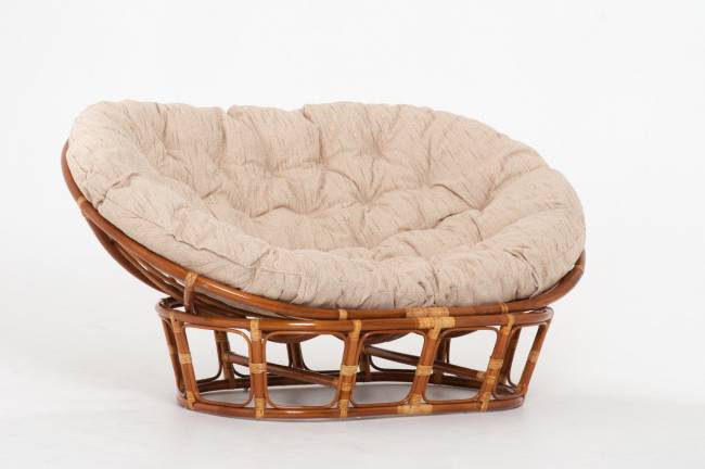 Кресло "MAMASAN" коньяк  рогожка