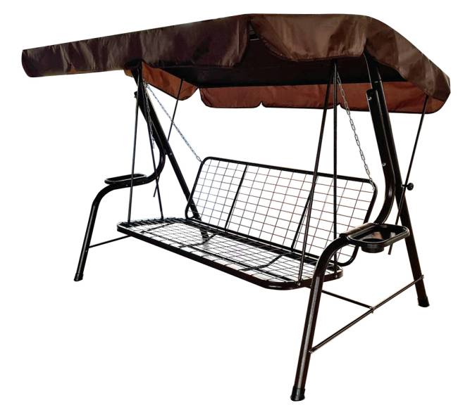 Качели садовые "Лотос" шоколад