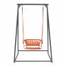 Качели плетеные Lisa Swing терракотовый, оранжевый 1450х1200х2220 мм Качели плетеные Lisa Swing терракотовый, оранжевый 1450х1200х2220 мм