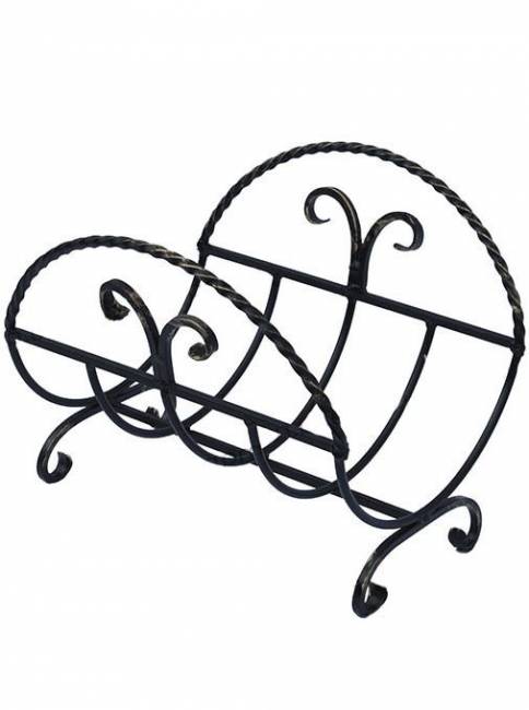 Кованая дровница