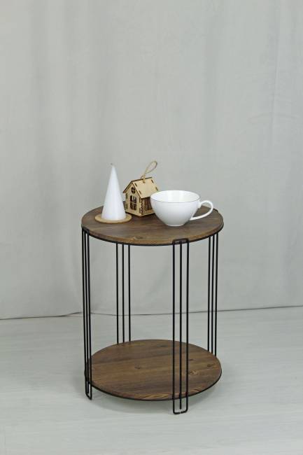 Столик кофейный Sheffilton SHT-CT33 черный муар/светлый орех Столик кофейный Sheffilton SHT-CT33 черный муар/светлый орех