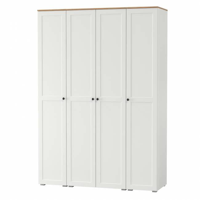 Набор шкафов Остин № 2 цвет белый шагрень/дуб крафт золотой