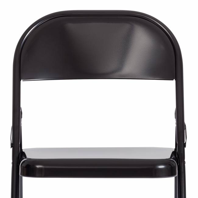 Стул складной Фолдер/Folder (мод.3023(II)) металлический, 46,5х48х75, черный  (Комплект из 6 шт.) черный металлический