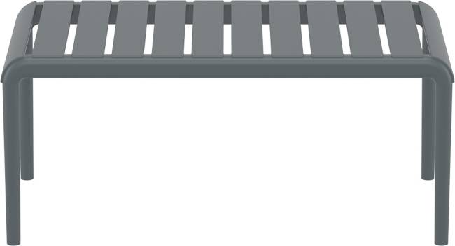 Столик пластиковый журнальный Paris Lounge Table темно-серый 900х500х400 мм Столик пластиковый журнальный Paris Lounge Table темно-серый 900х500х400 мм