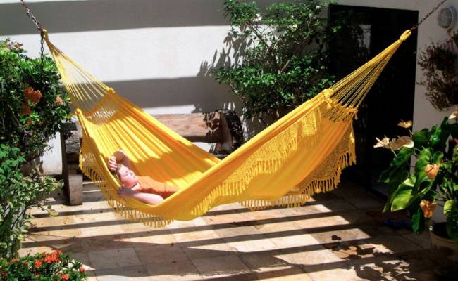 Гамак двухместный FORRO желтый Гамак двухместный FORRO желтый