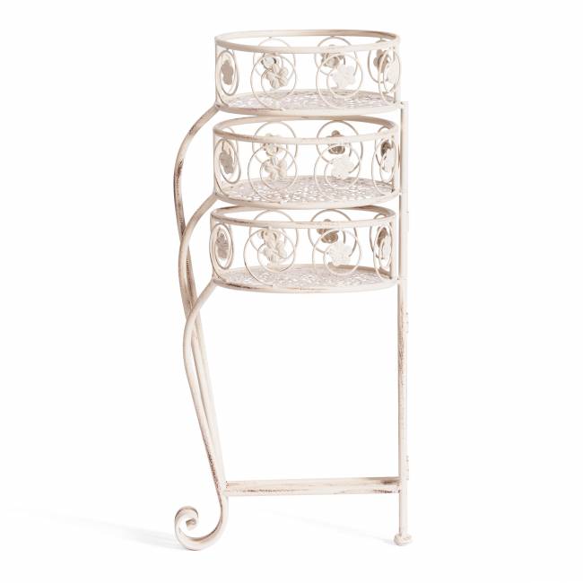 Цветочница Secret de Maison Трио/Trio (мод.PL08-9998) металл, 31х23х60см, античный белый antique white металл
