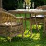 "Сицилия" обеденная группа плетеная, цвет соломенный "Сицилия" обеденная группа плетеная, цвет соломенный