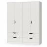 Два детских шкафа для одежды Уна цвет белый