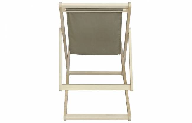 Шезлонг Чинзано грин, Зелёный/Натуральное дерево