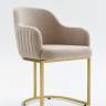 Стул Amely Beige / Gold