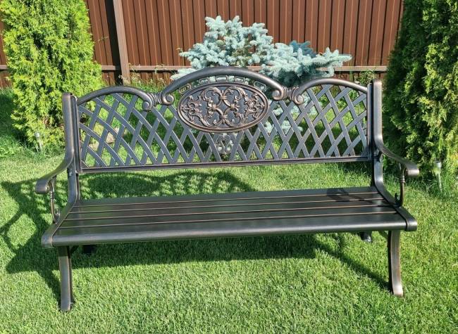 Скамья из литого алюминия для сада Ultimo Скамья из литого алюминия для сада Ultimo