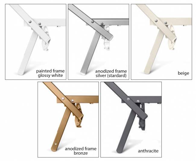 Шезлонг-лежак металлический 501 Relax серебристый, слоновая кость 1820х730х400 мм