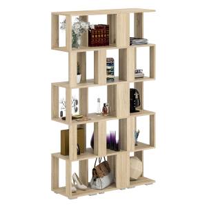 Комплект их 3-х открытых стеллажей цвет дуб сонома