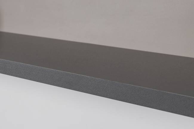 Две открытых полки Сидней и ТВ-тумба цвет антрацит/МДФ веллюто капучино