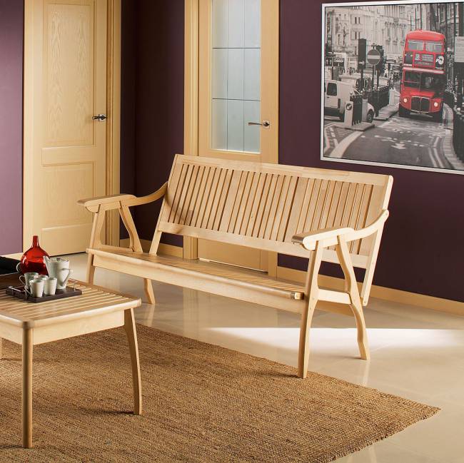 Диван-скамья Массив решетка, каркас бук