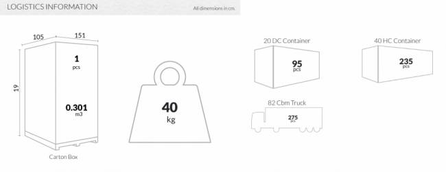 Стол пластиковый раздвижной Vegas Table Medium бежевый 1800-2200х1000х750 мм
