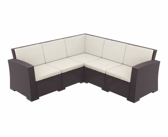 Угловая подушка Monaco Corner Cushion бежевый 600х600х70 мм