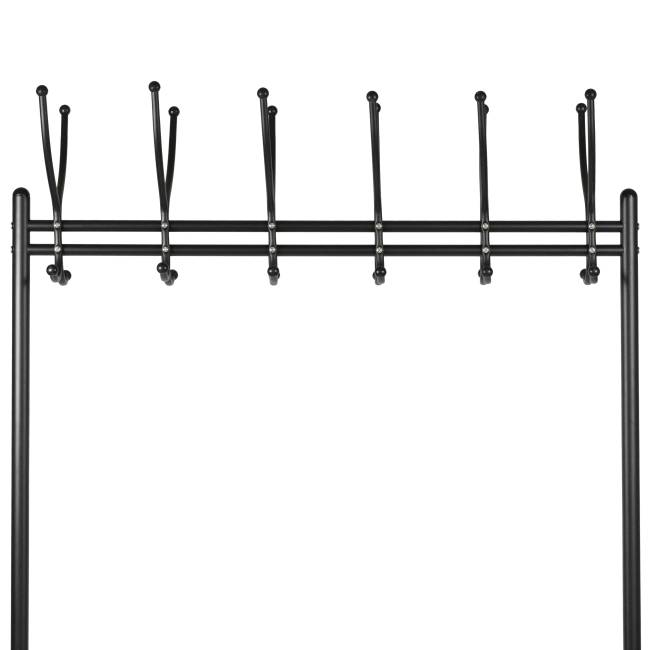 Вешалка напольная на колесах М 11 чёрный