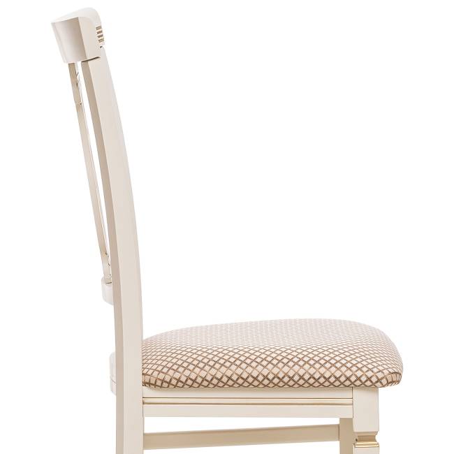 Стул Leset Юта Слоновая кость патина золото Атина золотой Слоновая кость патина золото