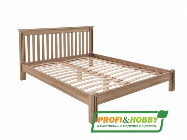 Кровать Rino 2000 х 2000 ясень, без покраски