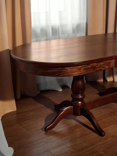 Стол обеденный Тарун 3 раздвижной орех 150/200*84 Стол обеденный Тарун 3 раздвижной орех 150/200*84