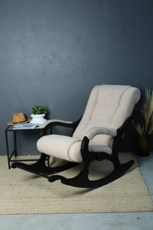 Кресло-качалка Родос, ткань песок