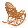 Кресло-качалка Виенна/Vienna (разборная) /без подушки/ натуральный ротанг, 58х133х102см, коньячный коричневый ротанг top quality